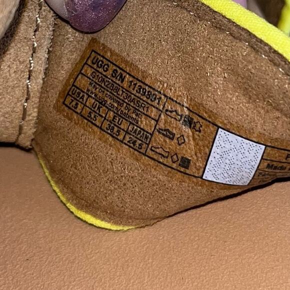 UGG Women’s Ashton Heritage Braid Sandals Size 7.5 Boho Beach Colorful Braided - Picture 7 of 16